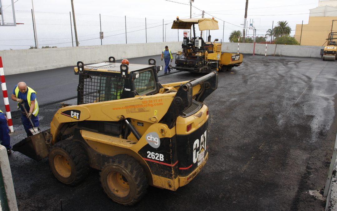 Avanzan las obras en distintas instalaciones deportivas de Tacoronte