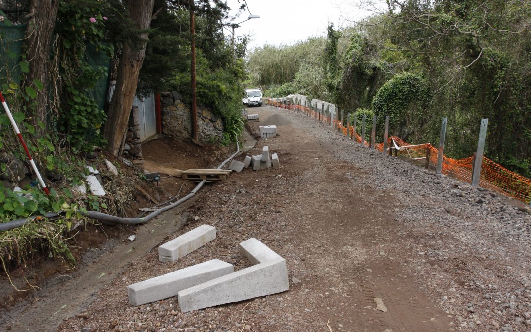 Avanzan las obras de seguridad en el camino Las Higueras