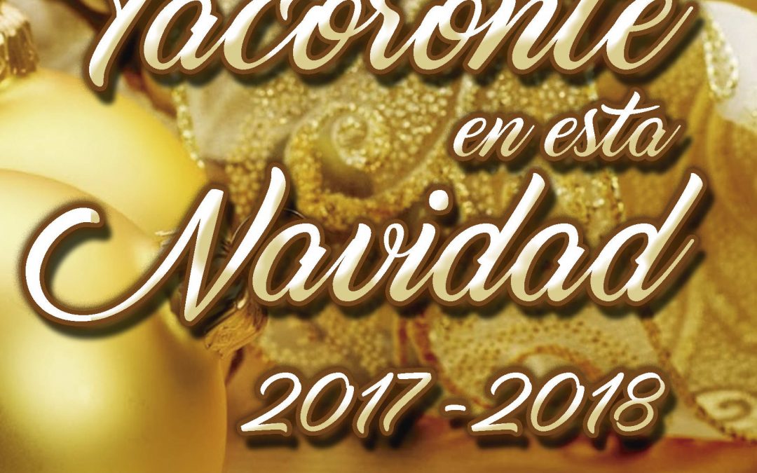 Programa de actos «Navidad y Reyes 2017-2018 en Tacoronte»