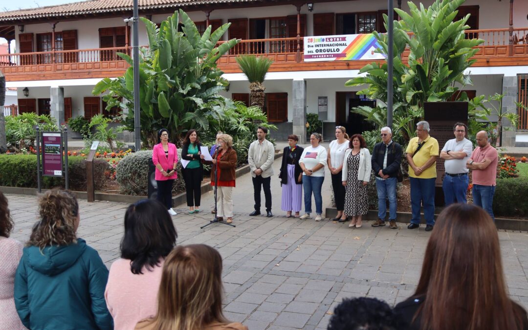 El Ayuntamiento de Tacoronte se une a la celebración del Día Internacional del Orgullo LGTBI