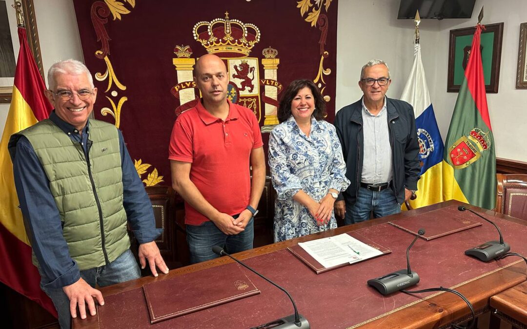 El Ayuntamiento de Tacoronte formaliza un acuerdo bianual con AGATE para el desarrollo de los eventos ganaderos de la ciudad
