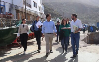 El viceconsejero regional de Infraestructuras se compromete a reactivar el proyecto del dique de El Pris