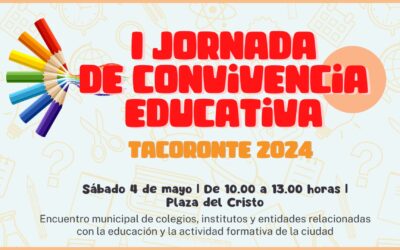 Tacoronte celebra este sábado una jornada de convivencia con la comunidad educativa del municipio