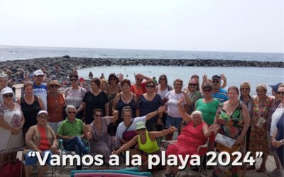 Más de 400 mayores disfrutan del programa municipal «Vamos a la playa 2024»