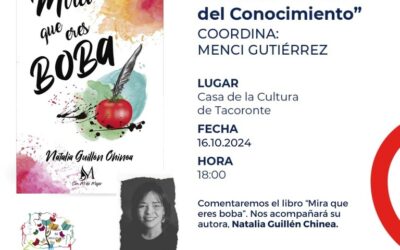 Club de lectura de narrativa Circulo del Conocimiento coordinado por Mency Gutierrez