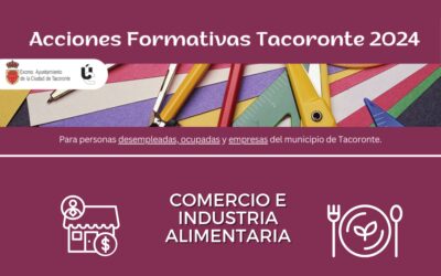 Desarrollo Local presenta la oferta de acciones formativas para el primer trimestre del curso