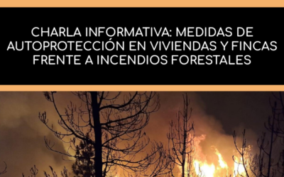 Agua García acoge una charla preventiva de autoprotección frente a incendios forestales