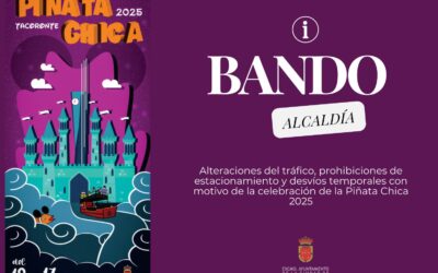 El Ayuntamiento de Tacoronte anuncia cortes temporales de tráfico y prohibiciones de estacionamientos durante la Piñata Chica 2025